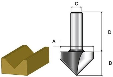 

Фреза Makita 12,7х15,9х8х32х2Т [D-10752], 12,7х15,9х8х32х2Т