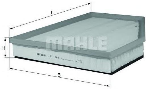 

Фильтр воздушный Knecht/Mahle LX1261, LX1261