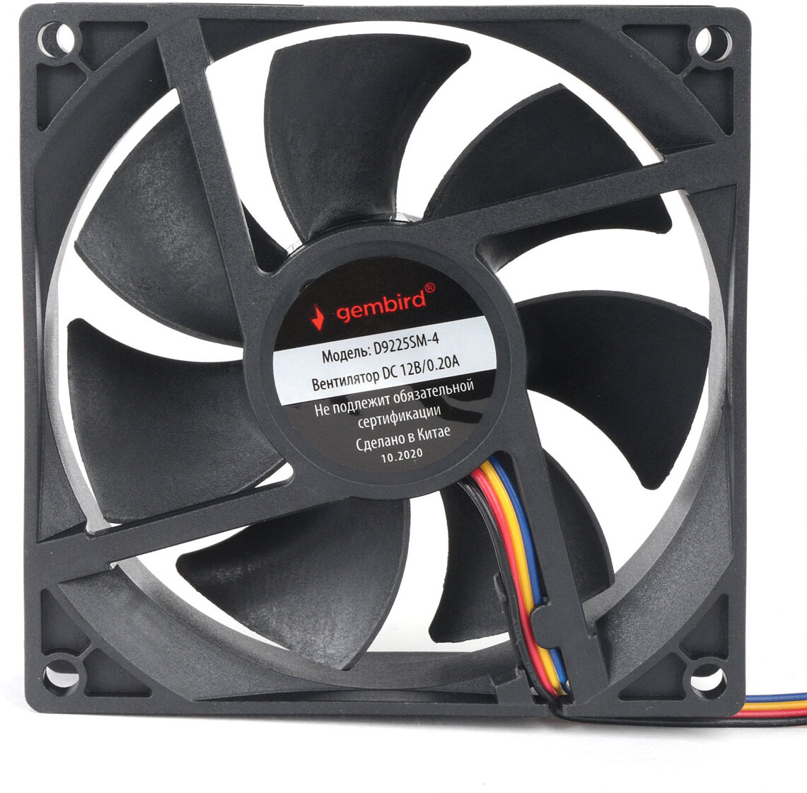

Система охлаждения Gembird D9225SM-4, Вентилятор для корпуса Gembird D9225SM-4