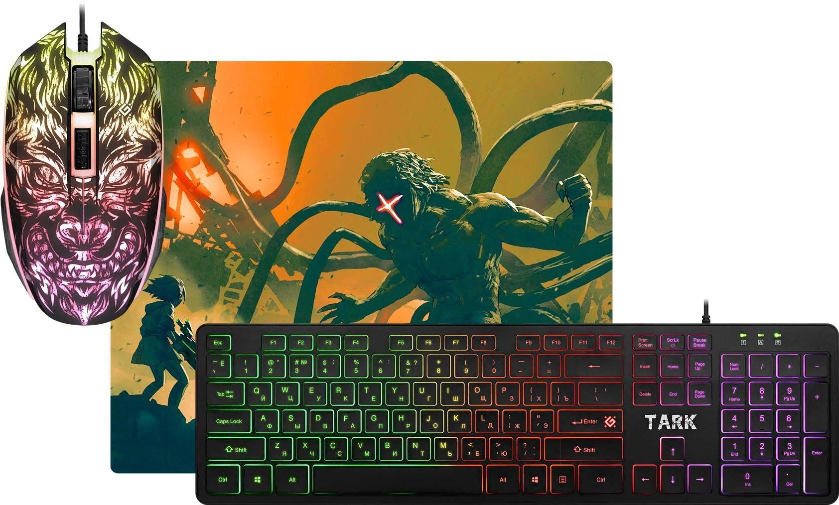

Набор периферии Defender TARK C-779 [52779], Комплект клавиатура + мышь с ковриком Defender Tark C-779 (52779)