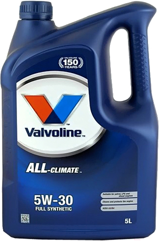 

Моторное масло Valvoline All-Climate 5W-30 5л (872286)
