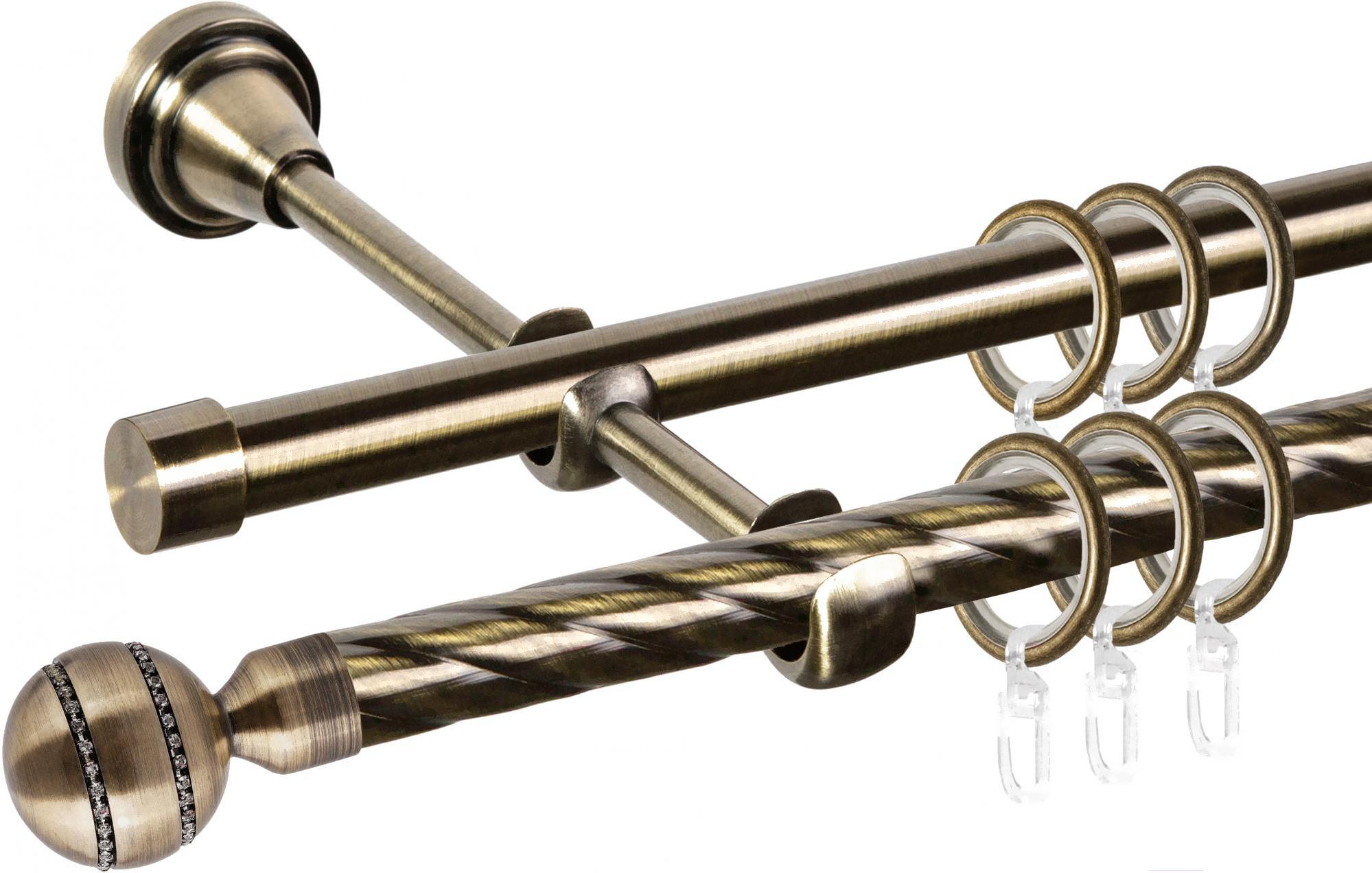 

Карниз АС ФОРОС Grace D16K/16Г составной + наконечники Денвер 3м антик