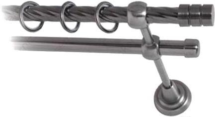 

Карниз Lm Decor Цилиндр 088 2р витой 4м антрацит, Цилиндр 088 2р витой 16мм 4.0м
