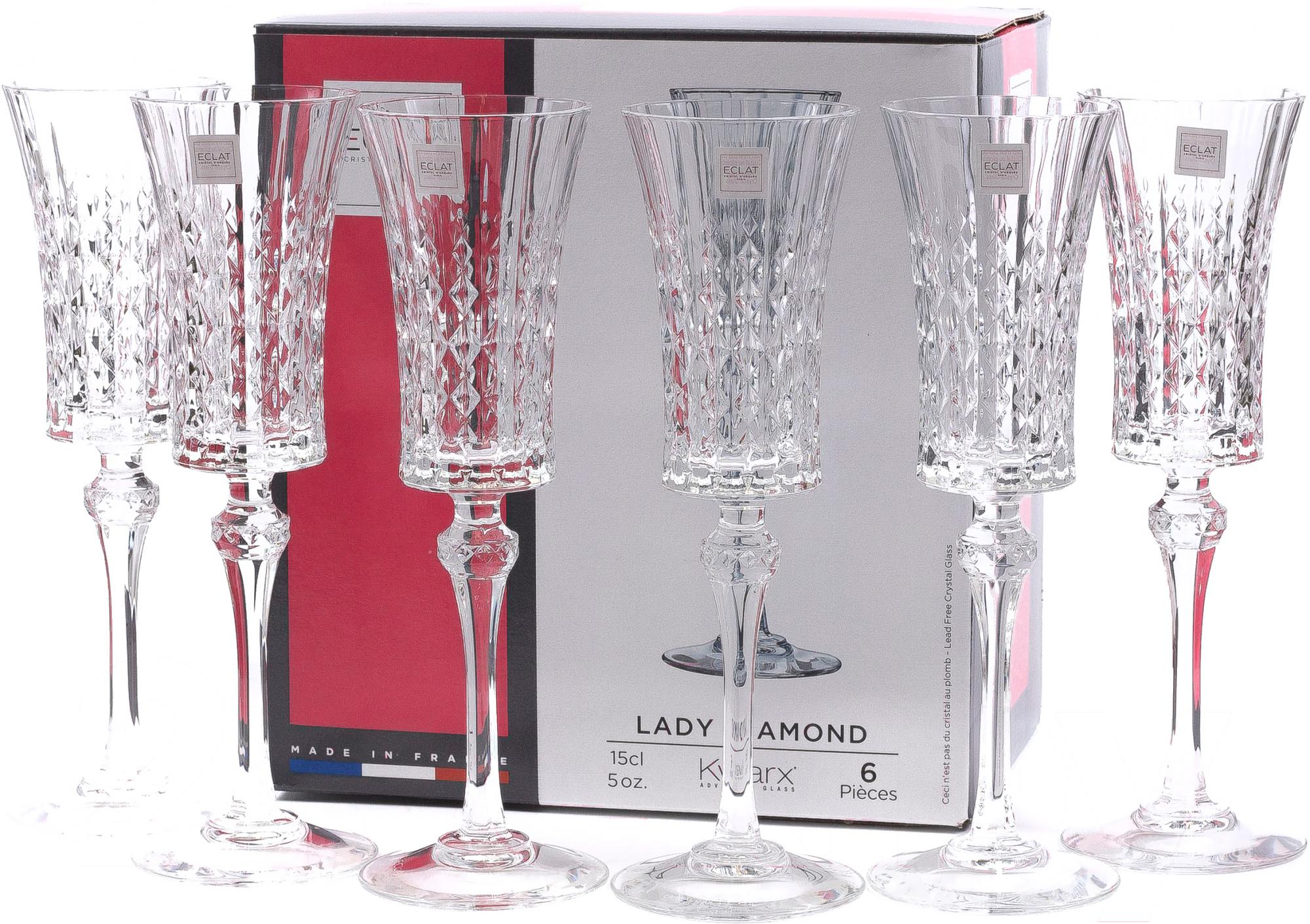 

Набор бокалов для шампанского Luminarc Lady Diamond L9742