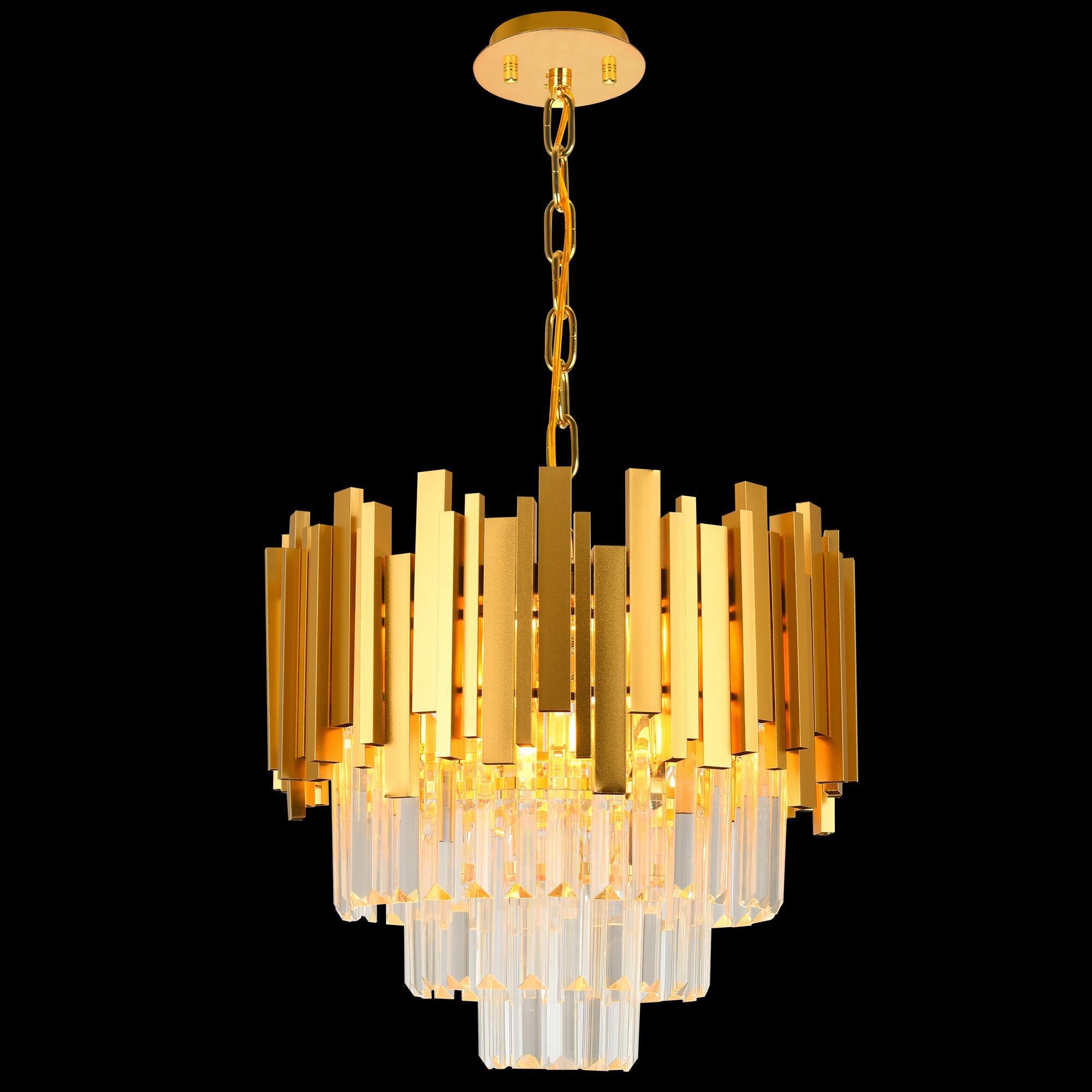 

Подвесная люстра Natali Kovaltseva VERTIGO 81440/6C Gold