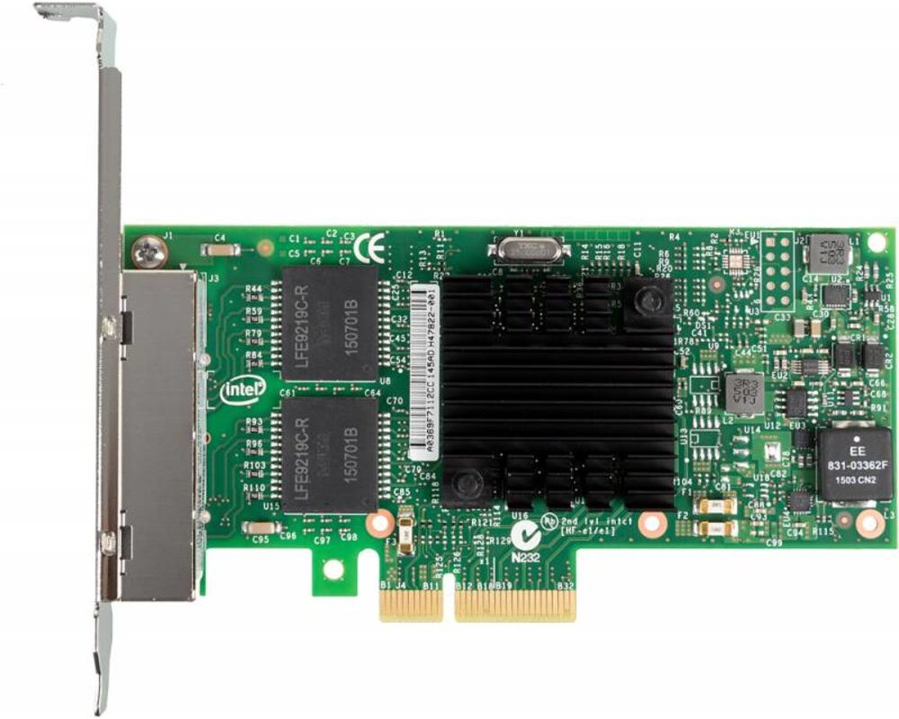 

Сетевой адаптер Intel PCIE 1GB Quad Port [I350T4V2BLK936716], Сетевой адаптер Intel PCIE 1GB Quad Port I350T4V2BLK936716