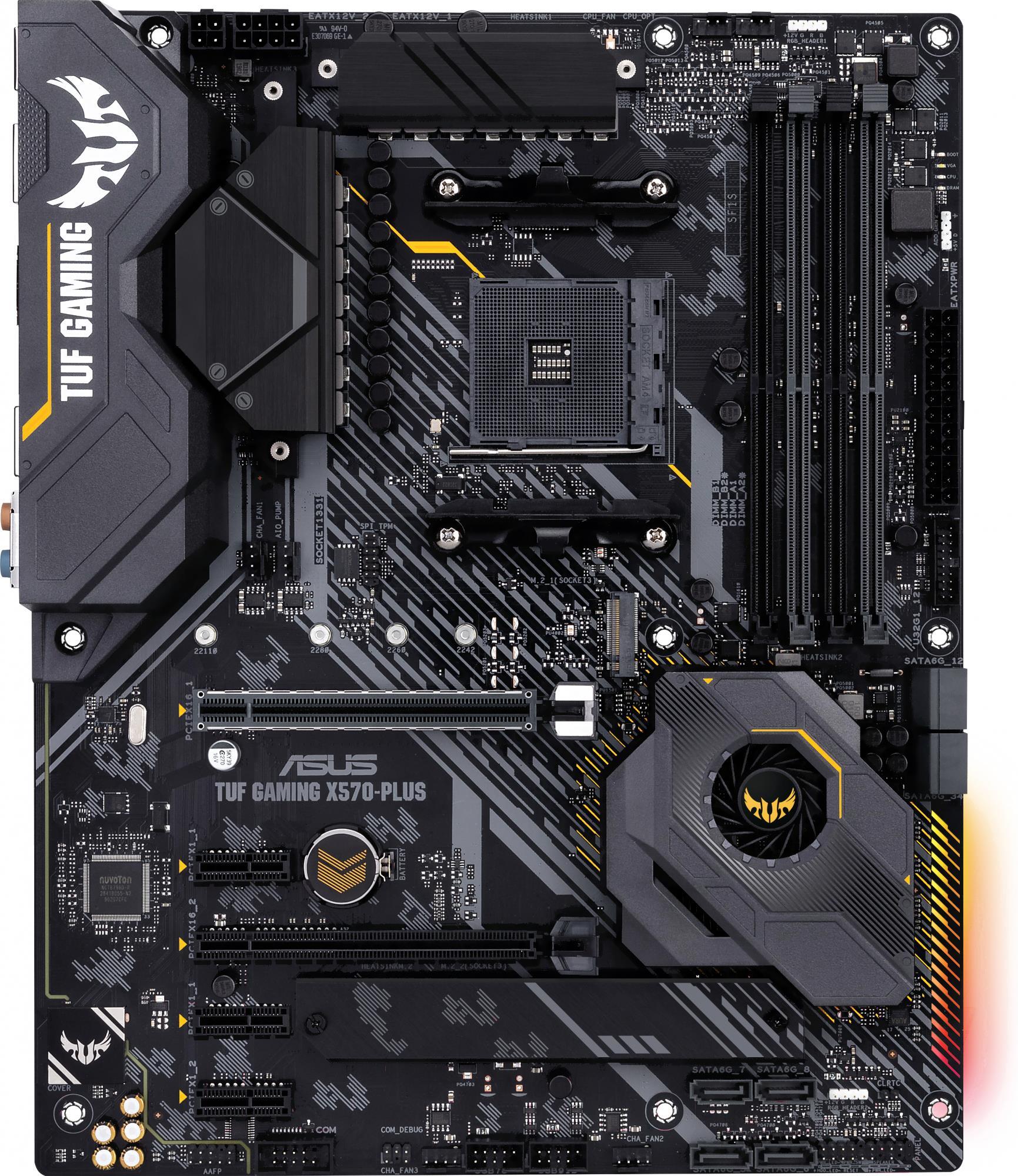 

Материнская плата ASUS TUF Gaming X570-PLUS [90MB1180-M0EAY0], Материнская плата ASUS TUF GAMING X570-PLUS