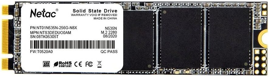

SSD диск Netac 256Gb N535N Series [NT01N535N-256G-N8X], SSD диск Netac N535N 256GB