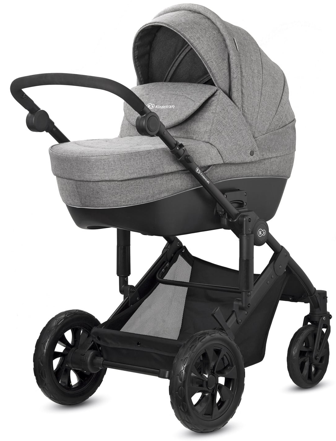 

Детская коляска KinderKraft Prime Lite 3 в 1 Grey, Prime Lite 3 в 1