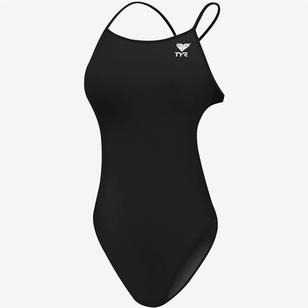

Купальник Tyr Durafast Elite Solid Cutoutfit TFDUS7A/001 36 черный