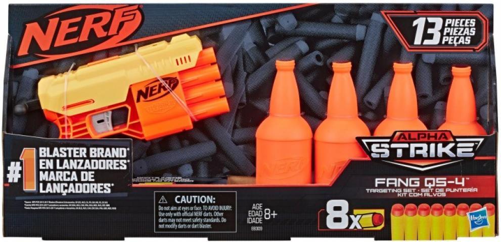 

Игровой набор Hasbro Нерф Альфа Страйк Фанг QS4 [E8308], Нерф Альфа Страйк Фанг QS4