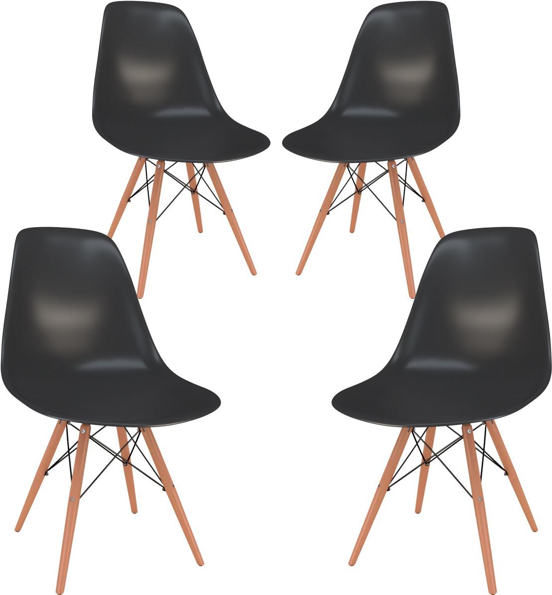 

Комплект стульев Loftyhome Acacia Black 4 шт [VC1001W-B-4], Acacia комплект 4 шт