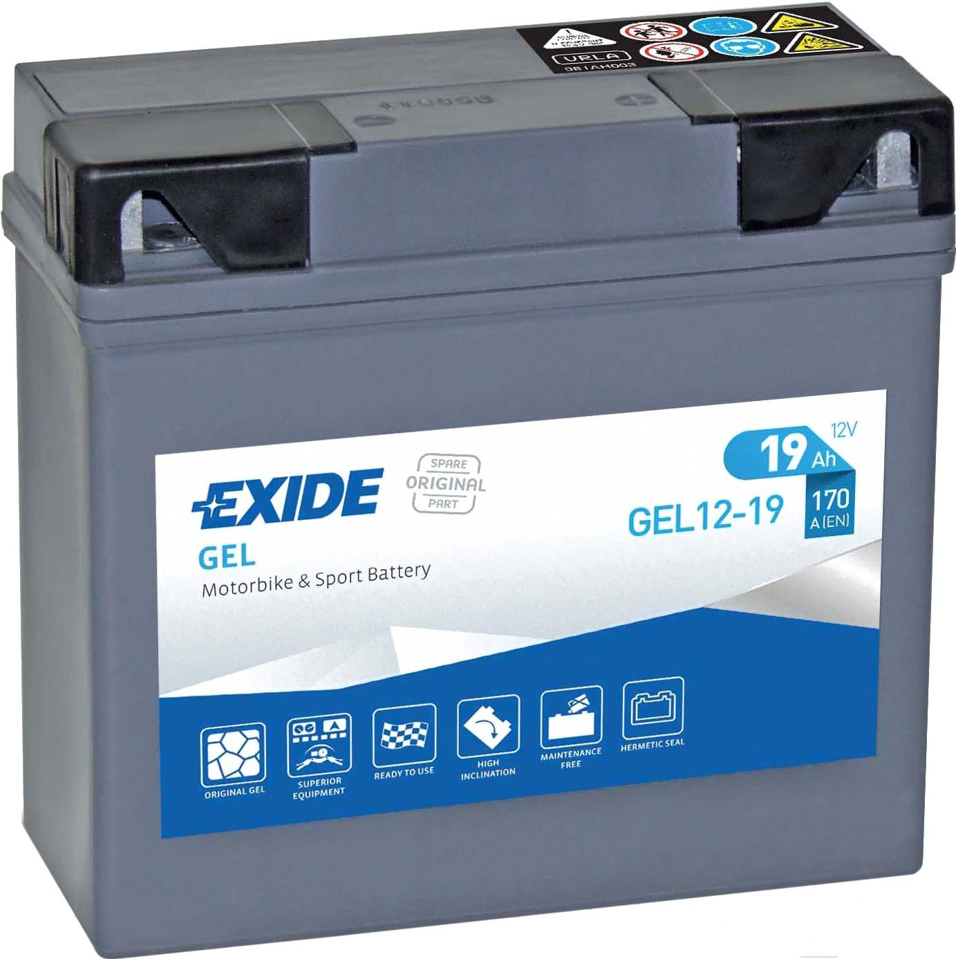 

Аккумулятор Exide GEL12-19 19 А/ч