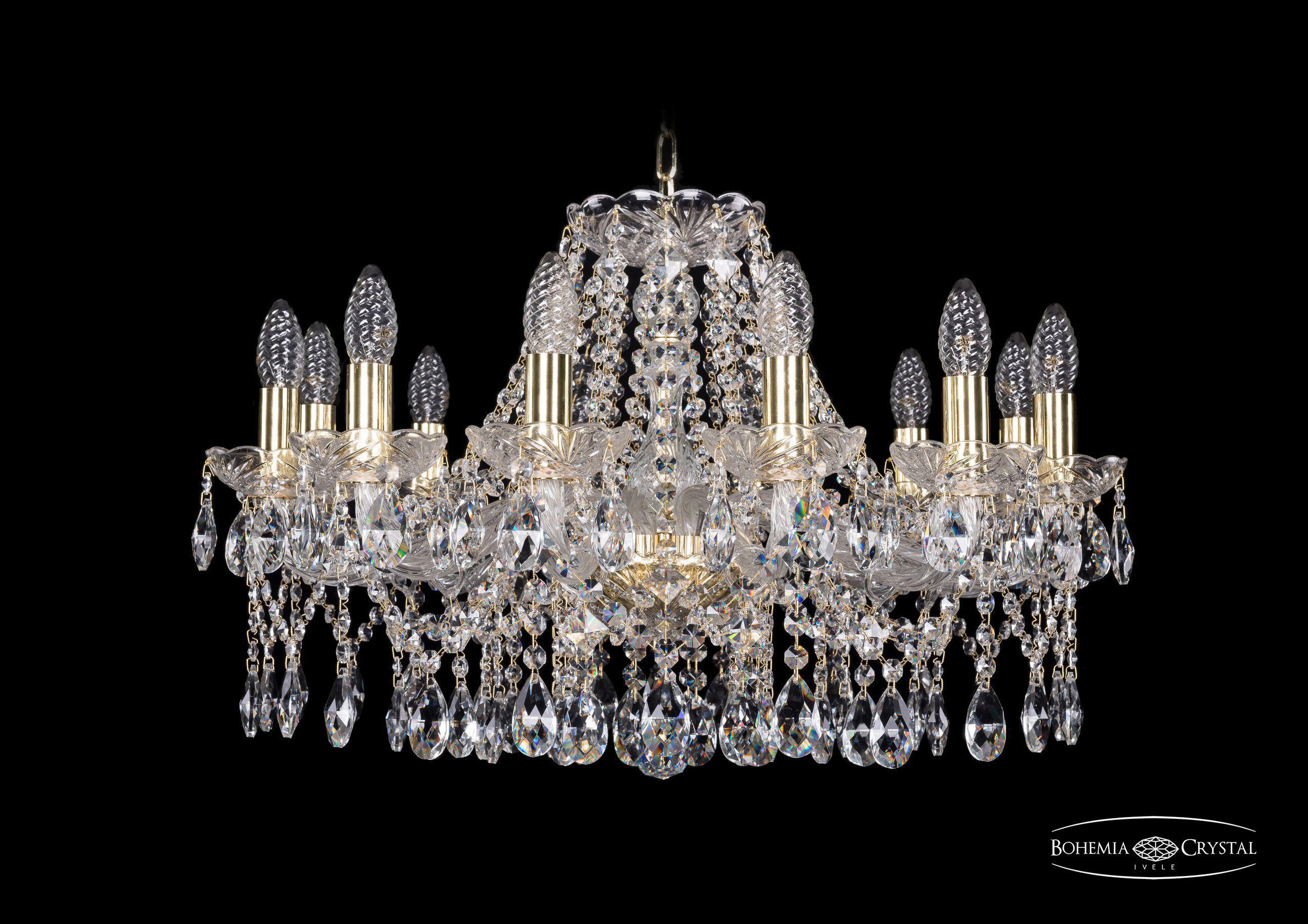 

Подвесная люстра Bohemia Ivele Crystal 1413/12/220/G