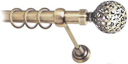 

Карниз Lm Decor Ажур 095 1р гладкий 25мм 2.4м антик