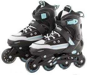 

Роликовые коньки Atemi AJIS-1602 Abec7 р-р 31-34 черный