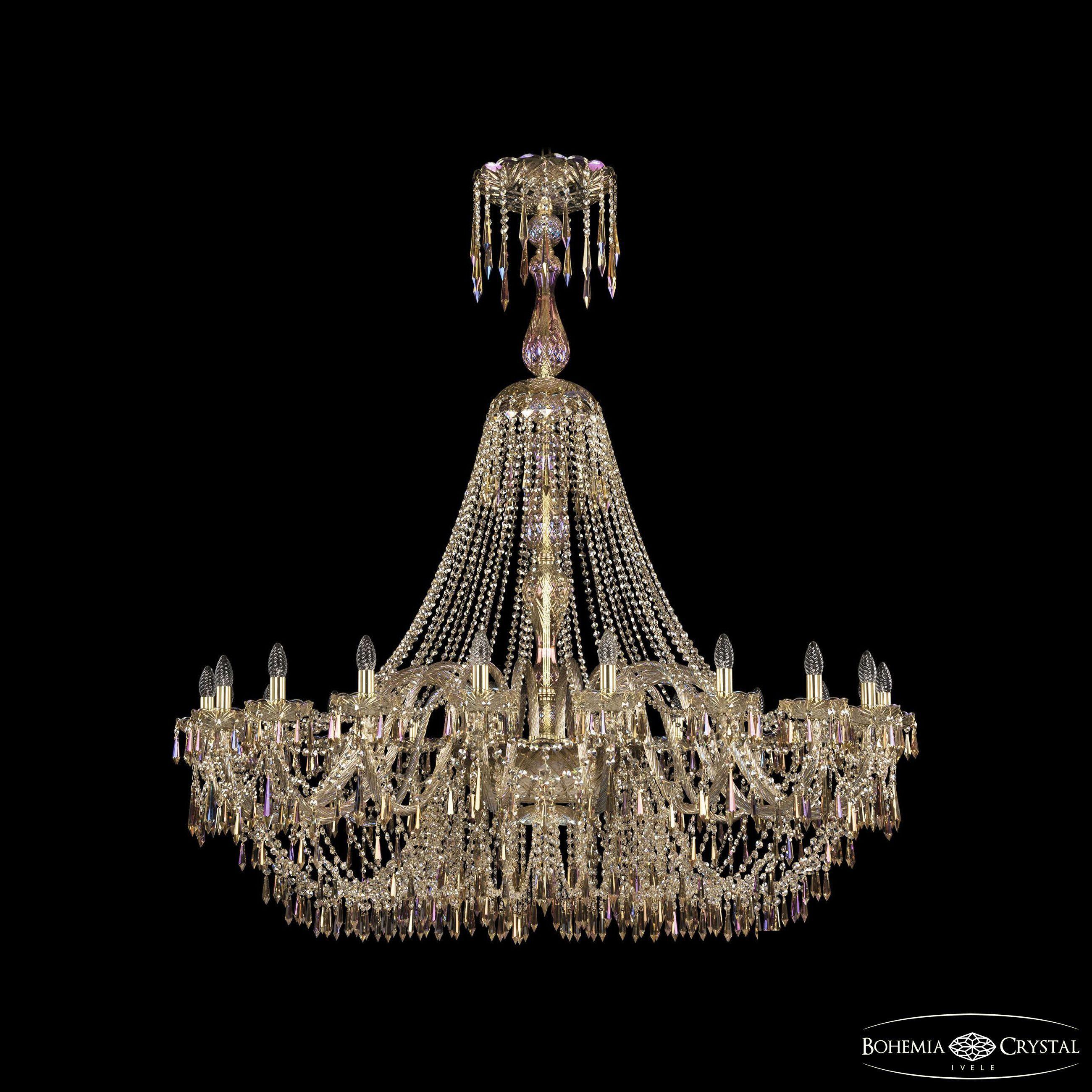 

Подвесная люстра Bohemia Ivele Crystal 1403/20/530/XL-160 G M801