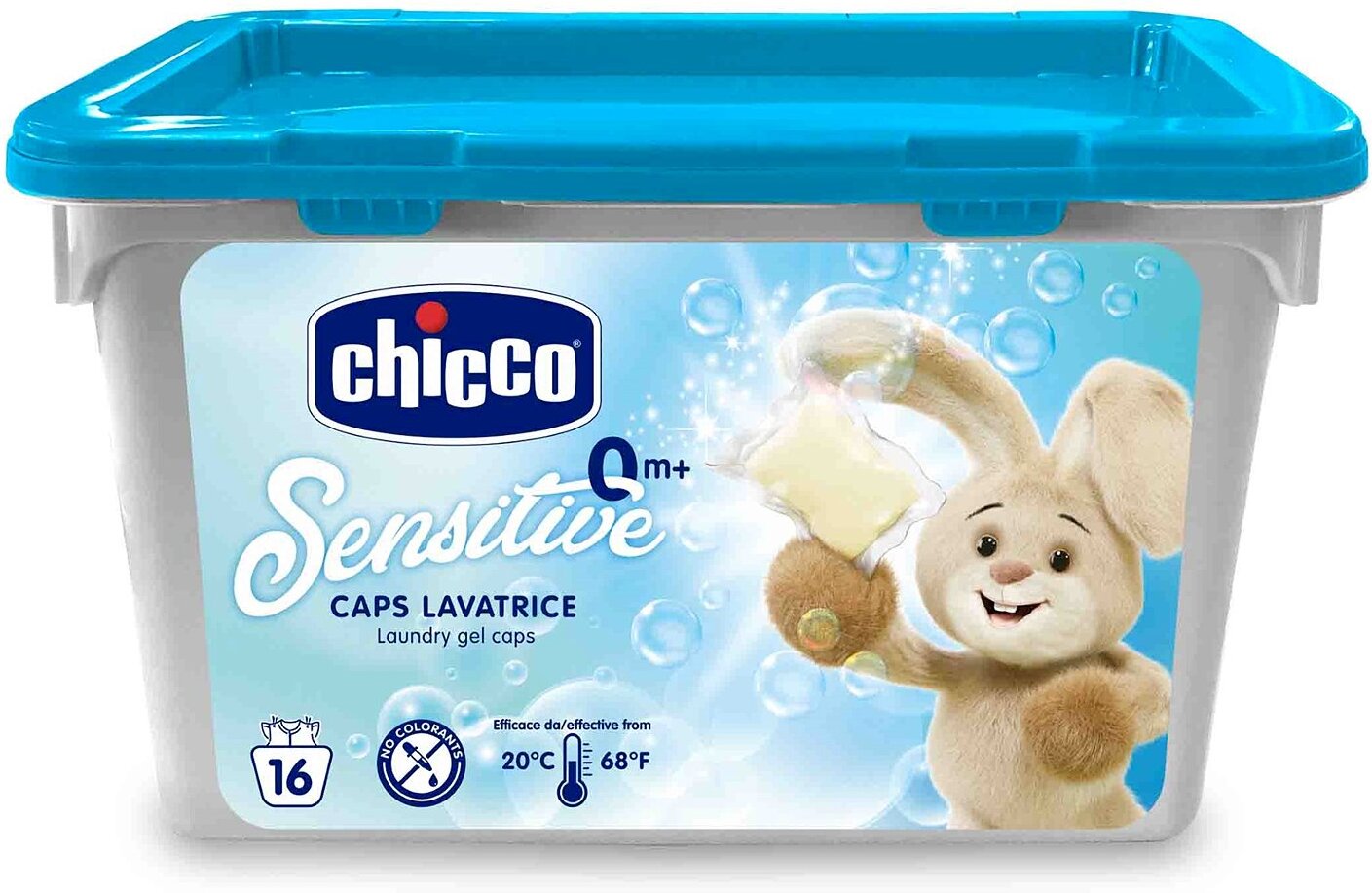 

Средство для стирки детского белья CHICCO Nursery 16 капсул (00010104000000)