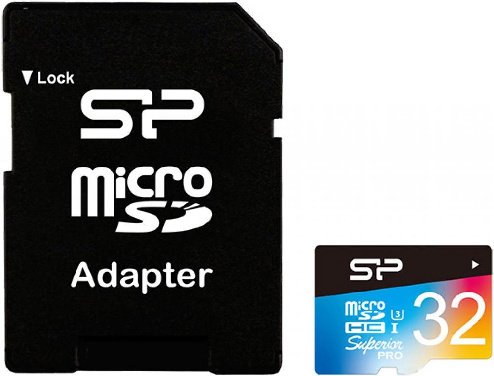 

Карта памяти Silicon-Power microSD 32GB Superior Pro microSDHC Class 10 UHS-I U3 Colorful [SP032GBSTHDU3V20SP], Карта памяти Silicon-Power microSD 32GB Superior Pro microSDHC Class 10 UHS-I U3 Colorful SP032GBSTHDU3V20SP