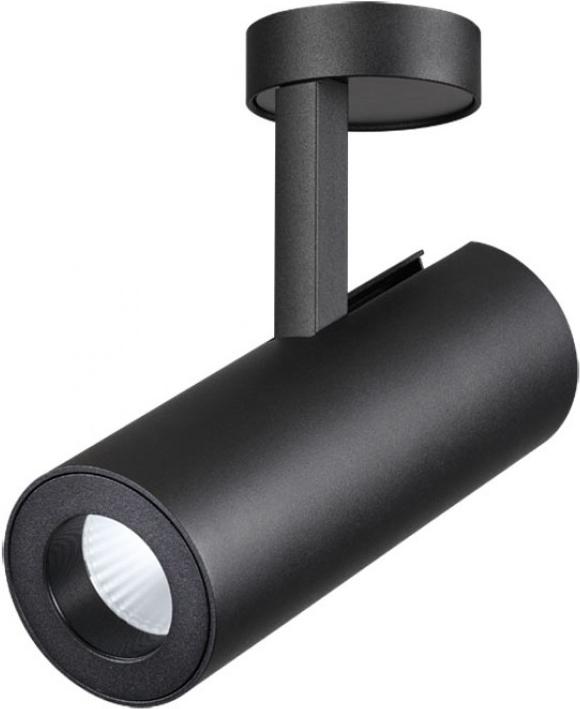 

Спот Novotech 357475 NT18 128 черный Накладной светильник IP20 LED 3000K 20W 100-240V TUBO