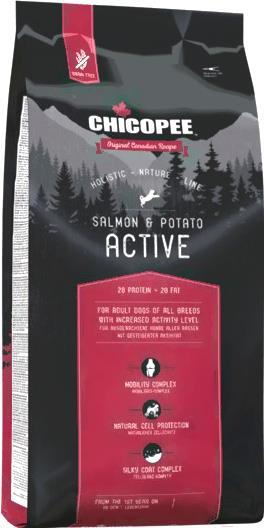 

Корм для собак Chicopee HNL Active Salmon Potato (2кг), HNL Active SalmonPotato 2кг