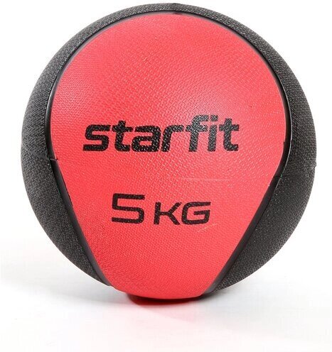 

Медицинбол Starfit GB-702 5кг красный [GB-702 красный 5 кг], Медицинбол Starfit GB-702 5кг GB-702 5 кг красный