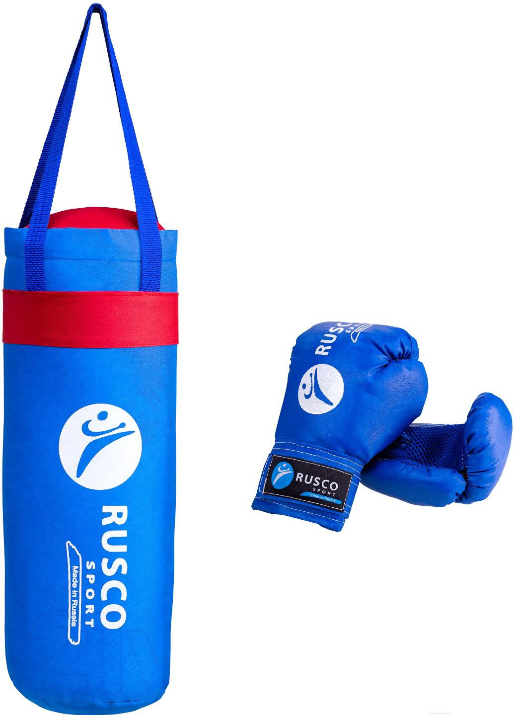 

Набор для бокса детский RuscoSport 4 oz синий, Набор для бокса RuscoSport 4oz синий
