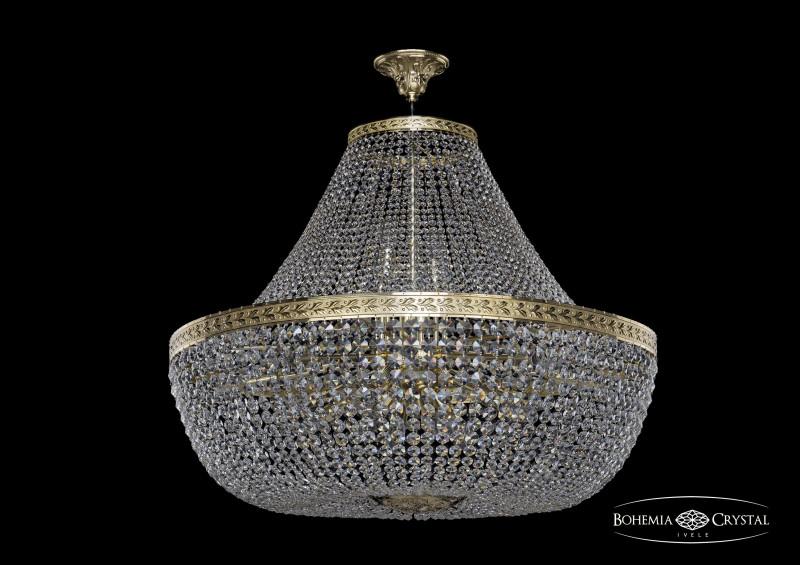 

Люстра на штанге Bohemia Ivele Crystal 19111/H1/90IV G