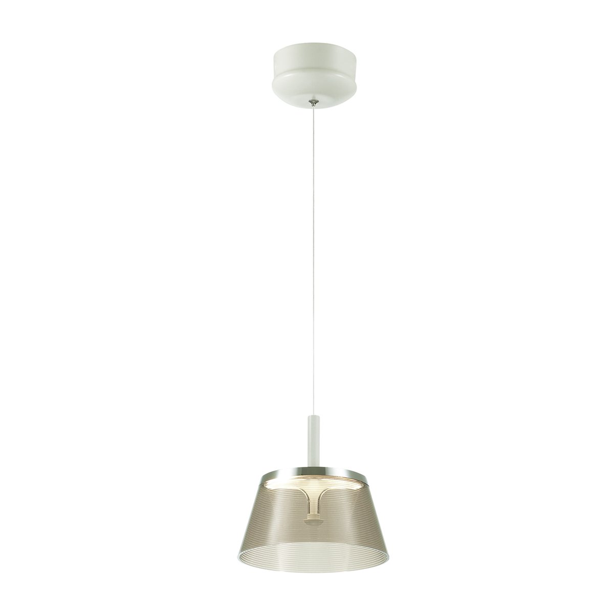 

Потолочный подвесной светильник Odeon Light 4109/7L хром/дымчатый Подвес LED 7W ABEL, 4109/7L хром/дымчатый Подвес LED 7W ABEL