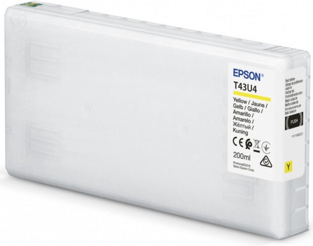 

Картридж для принтера и МФУ Epson T43U Yellow, Картридж Epson T43U C13T43U440 Yellow