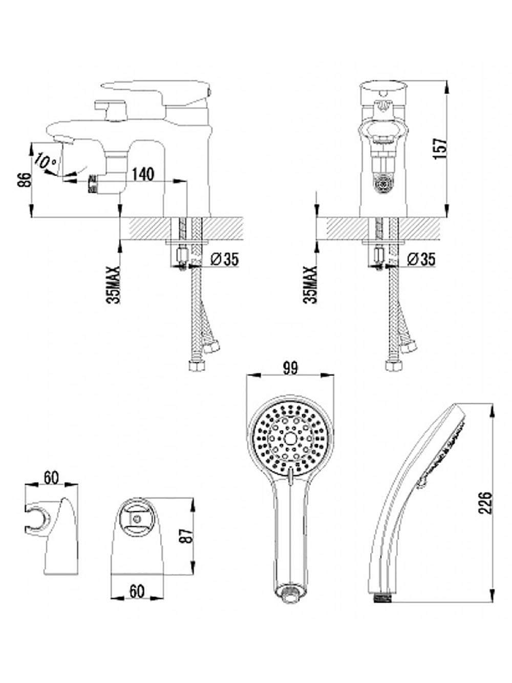 

Смеситель LEMARK Status LM4415C, Status