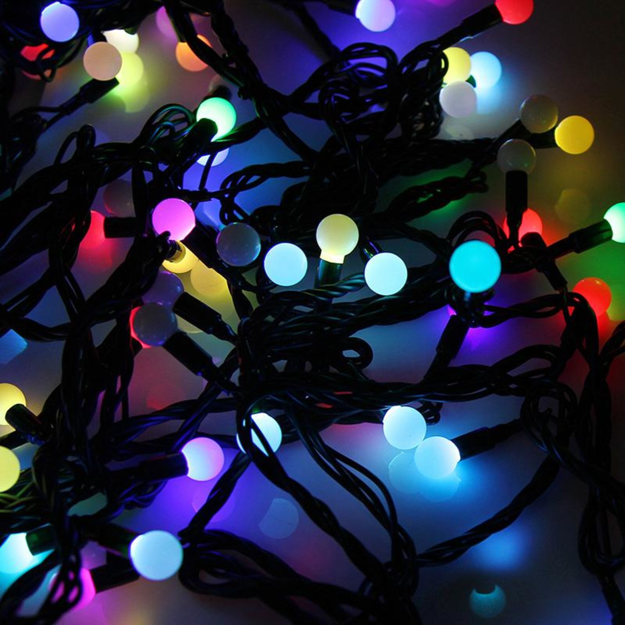 

Новогодняя гирлянда Neon-night Шарики [303-509-1], Гирлянда LED - шарики, RGB, O13 мм, 20 м, Neon-Night