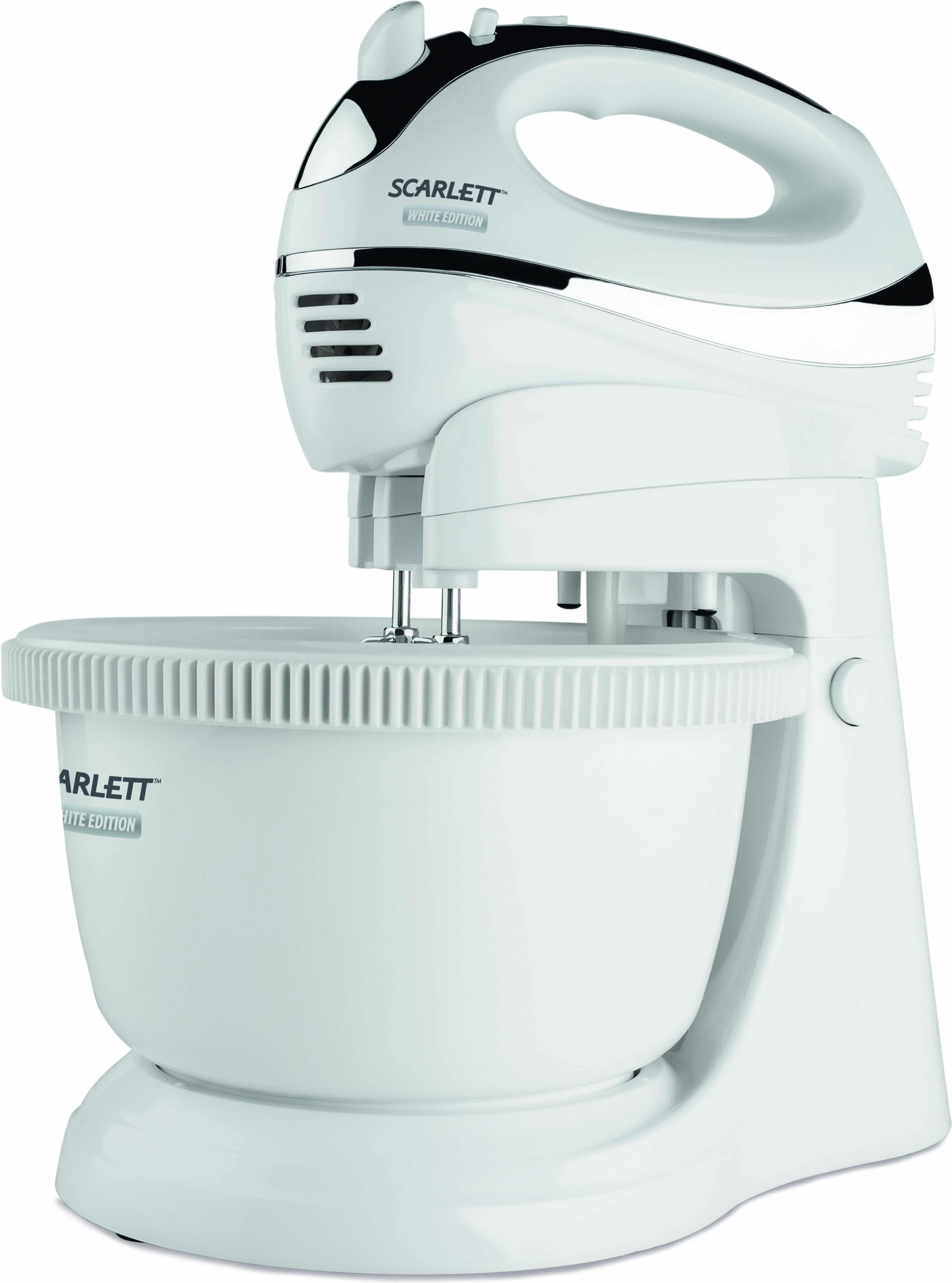

Миксер стационарный съемный Scarlett SC-HM40B01 (белый), SC-HM40B01