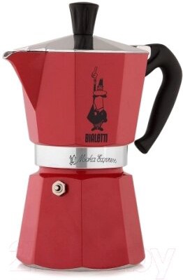 

Гейзерная кофеварка Bialetti moka express 21009/2 краснsq [4943], Гейзерная кофеварка Bialetti moka express 21009/2 4943 красный
