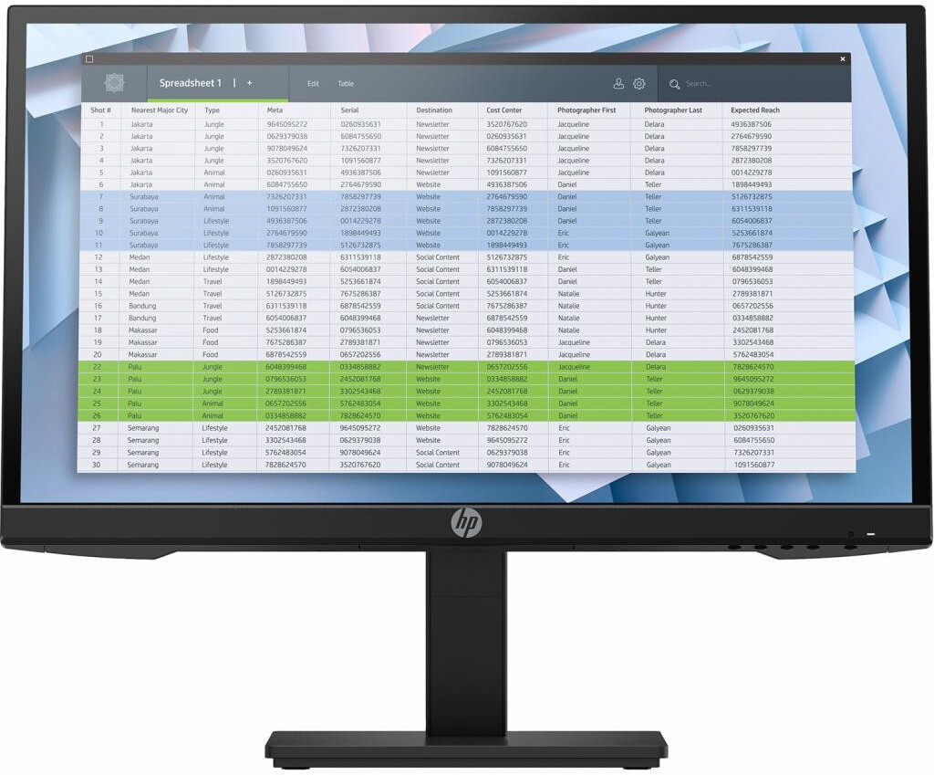

Монитор HP P22h G4