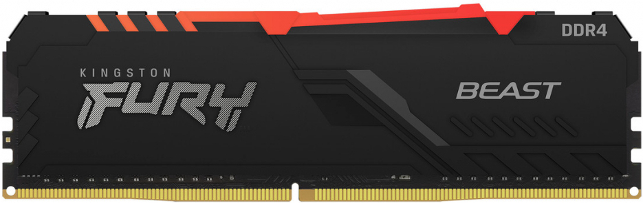 

Оперативная память Kingston KF437C19BBA/8, Оперативная память Kingston FURY Beast RGB 8GB DDR4 PC4-29800 (KF437C19BBA/8)