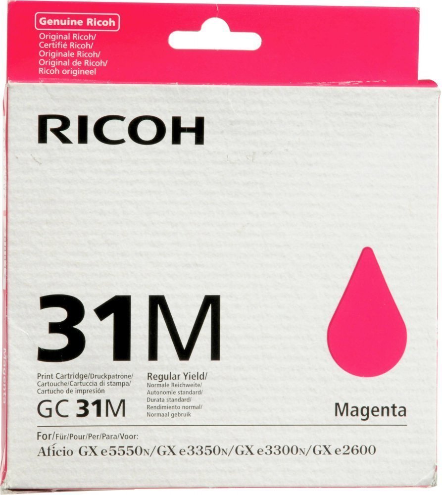 

Картридж для принтера и МФУ Ricoh GC 31M, GC 31M