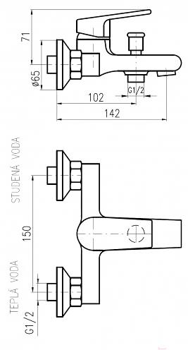 

Смеситель Slezak RAV Colorado [CO154.5CMATC], Colorado