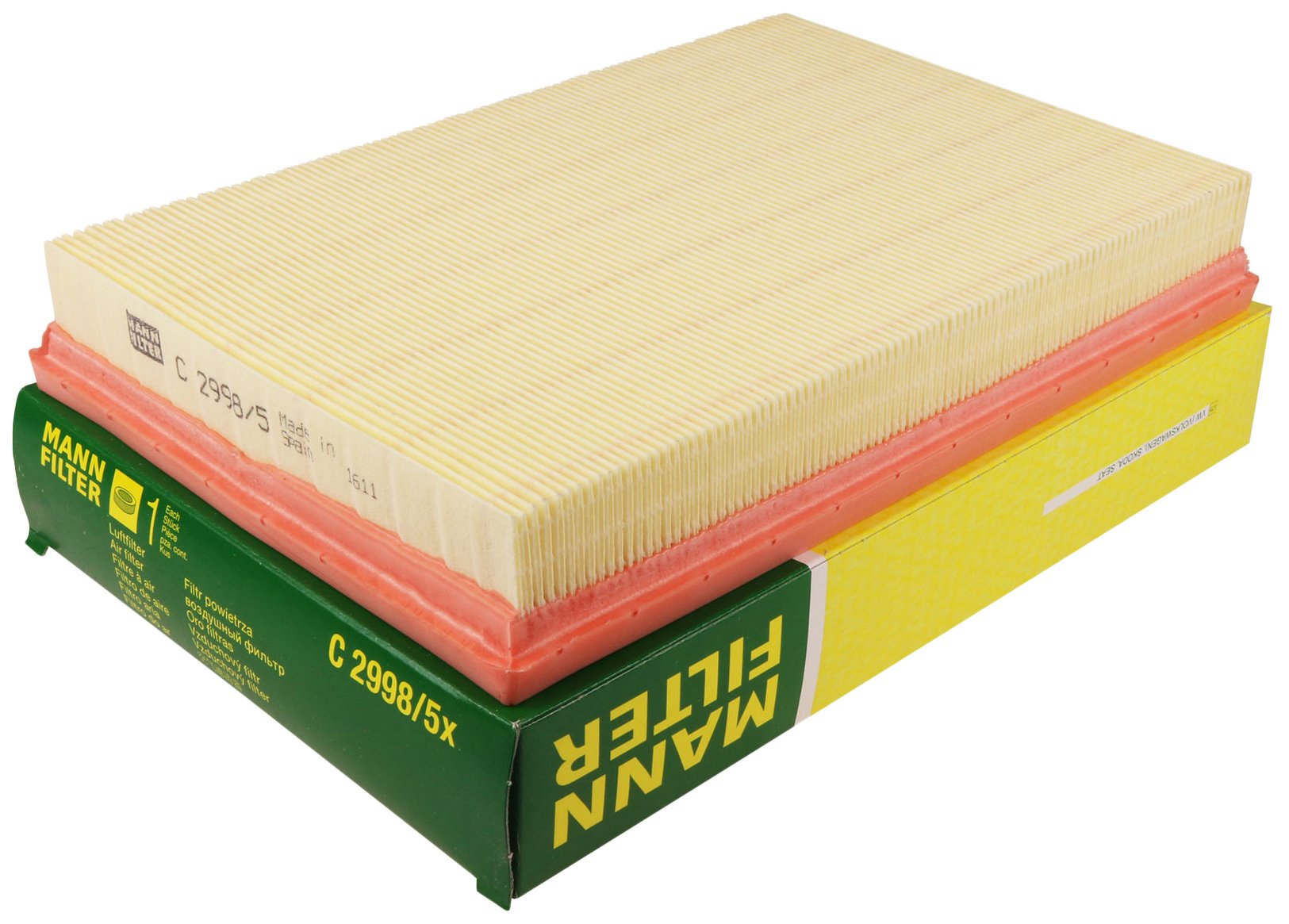

Фильтр воздушный Mann-Filter C2998/5X, C2998/5X