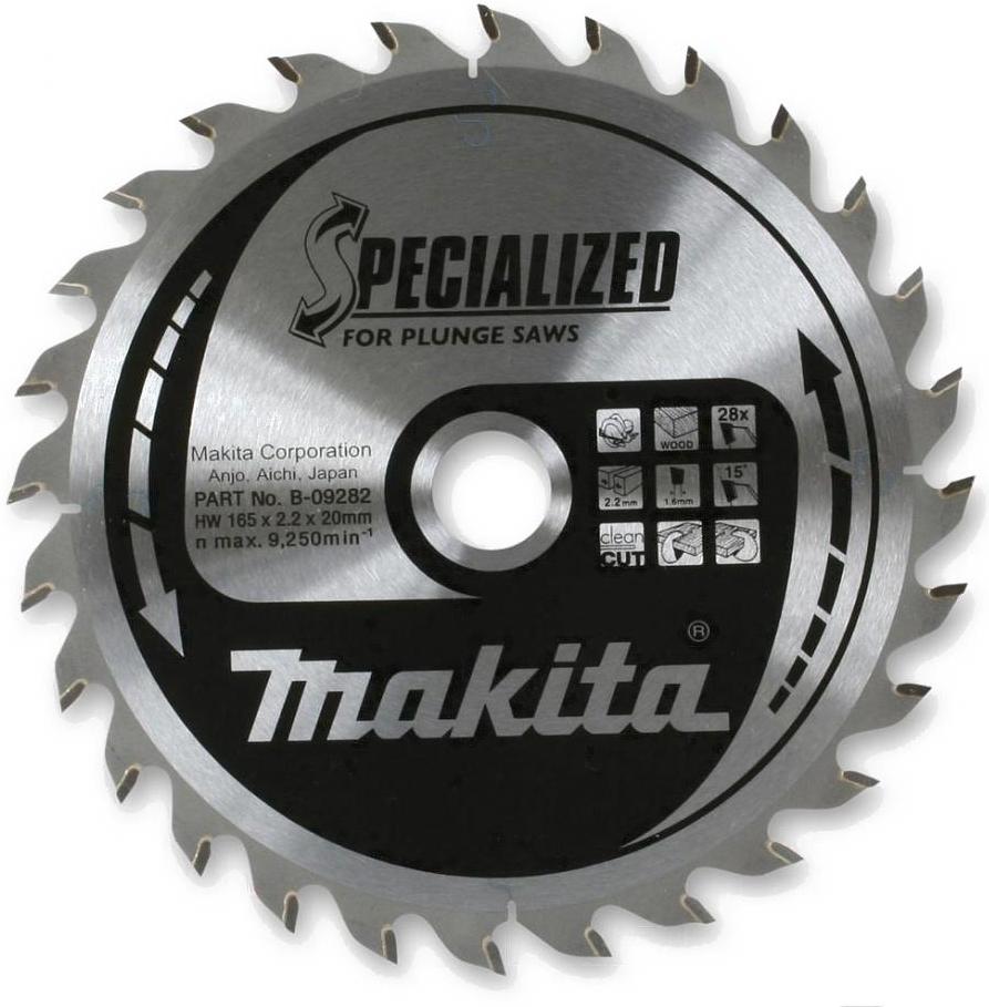 

Диск пильный Makita B-31550, 165x20x1.6x28T