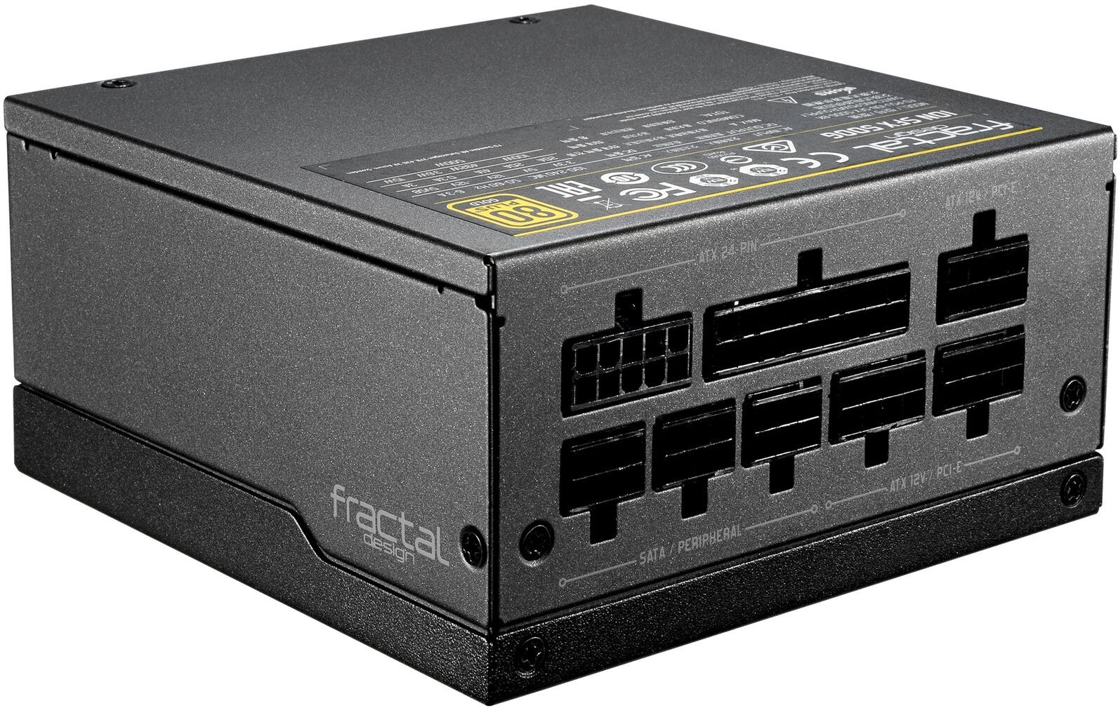 

Блок питания Fractal Design ION SFX 500G [FD-PSU-ION-SFX-500G-BK-EU], Блок питания для компьютеров Fractal Design ION SFX 500G FD-PSU-ION-SFX-500G-BK-EU