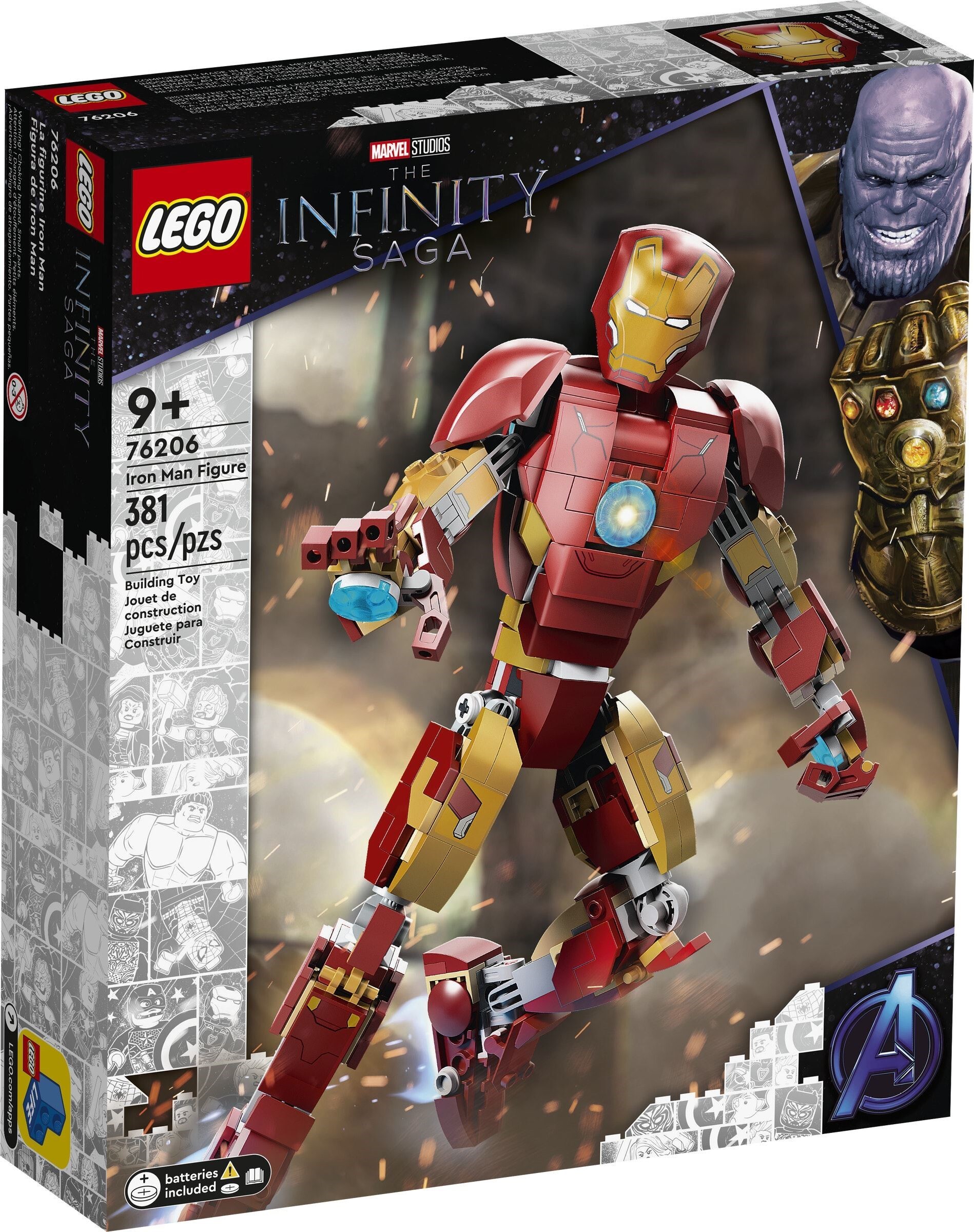 

Конструктор Lego Super Heroes Iron Man Figure пластик (76206)