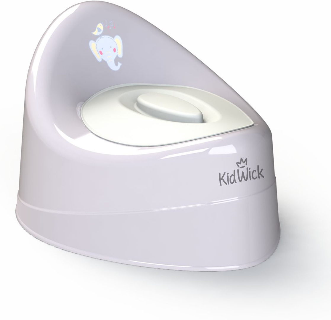 

Горшок детский Kidwick Ракушка серый/белый (KW030402)