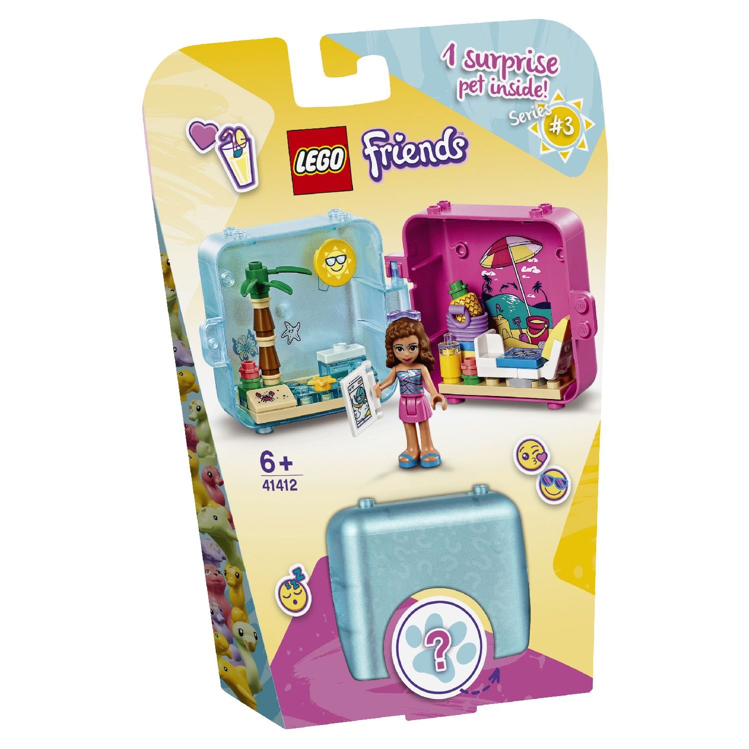 

Конструктор LEGO FRIENDS Летняя игровая шкатулка Оливии [41412], FRIENDS Летняя игровая шкатулка Оливии