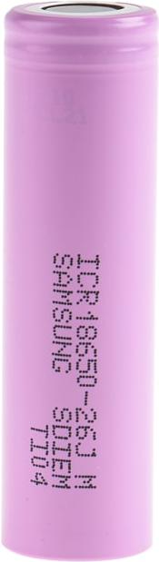 

Аккумуляторная батарейка Panasonic ICR18650-26F, ICR18650-26F