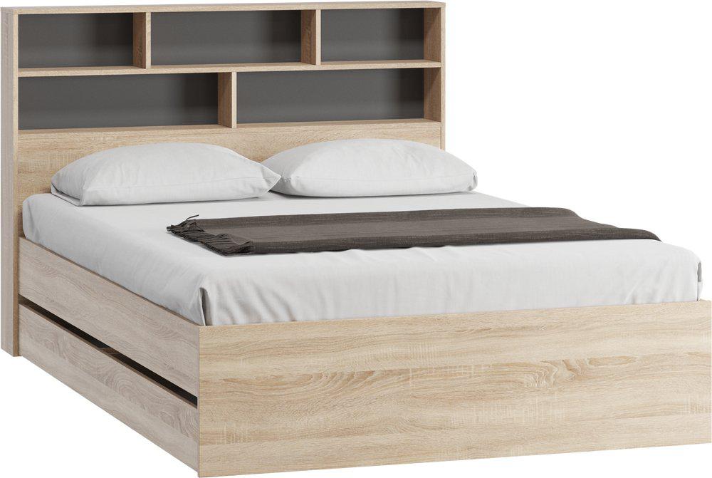 

Кровать Woodcraft Шелхорн 140 Dark, Шелхорн 140