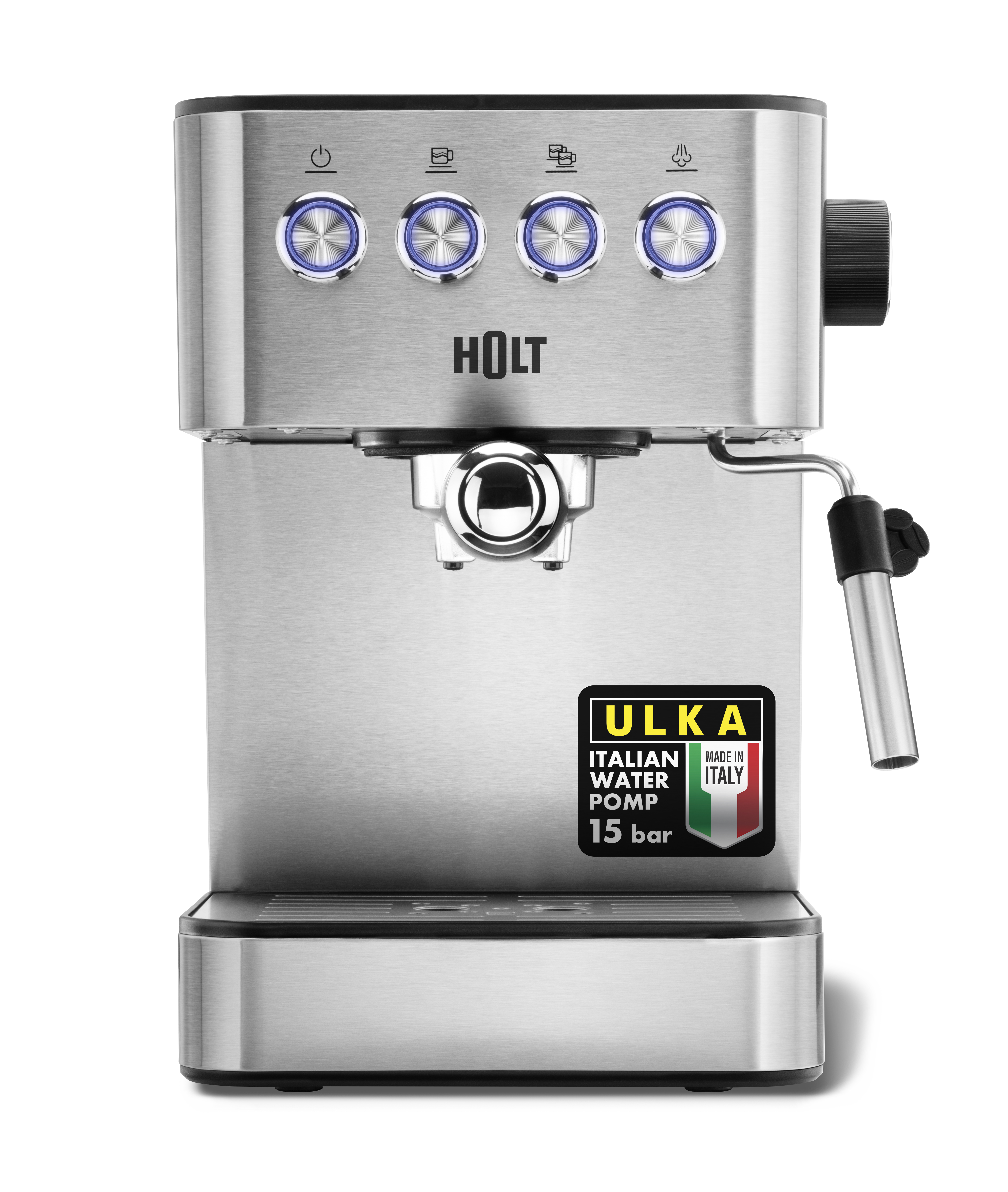 

Кофеварка Holt Кофеварка эспрессо нержавеющая сталь [HT-CM-008], Кофеварка Holt Кофеварка эспрессо HT-CM-008 нержавеющая сталь
