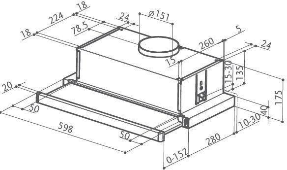 

Кухонная вытяжка Faber Flexa GLASS M6 W A60 FB EXP [315.0547.827], Вытяжка Faber Flexa Glass W A60 (315.0547.827)