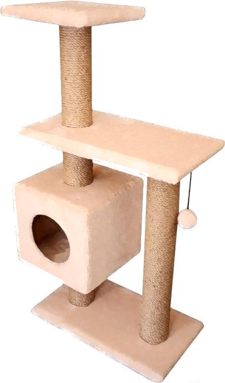 

Когтеточка Cat House Комплекс для кошек Буран 1.06 джут бежевый