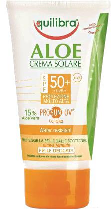 

Крем солнцезащитный Equilibra Aloe c комплексом Prosun-UV SPF 50 (75мл), Aloe c комплексом Prosun-UV SPF 50 75мл